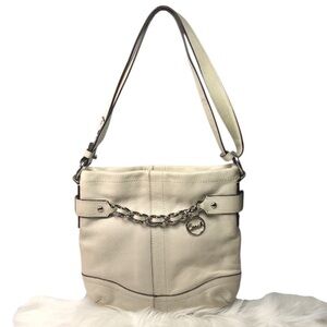Coach Vintage White Leather Purse #C1275-F19722